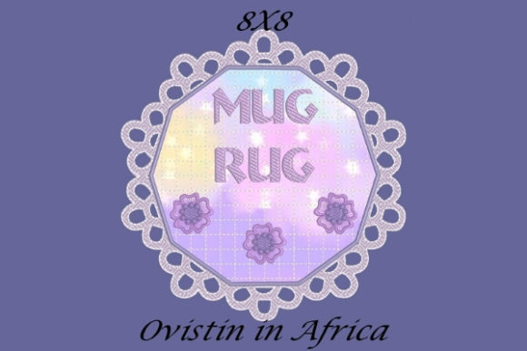 Charming FSL Mug Rug for Boutique Apparel