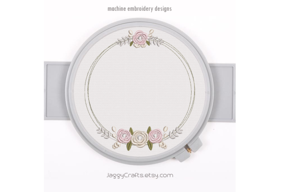 Elegant Floral Wreath with Center Roses