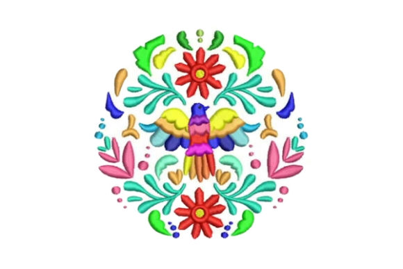 Explore the Charm of Otomi Bird Design
