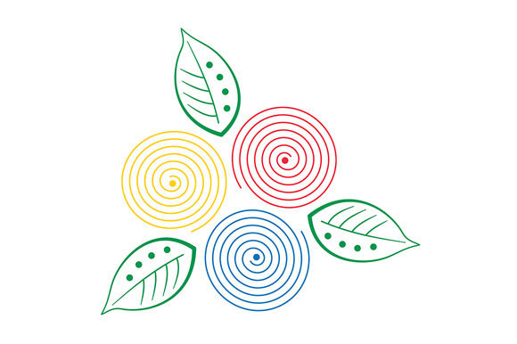 Floral Abstract Motif: A Versatile Design for Small Business Merch