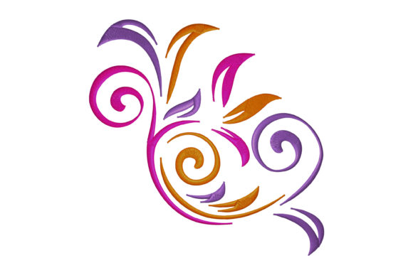Flower Decoration: A Versatile Embroidery Design