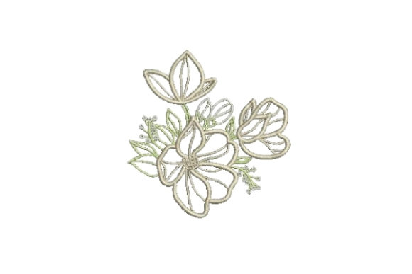 Flower Embellishment Outline: A Delicate Touch