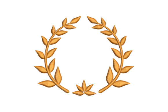 Laurel Wreath: A Simply Elegant Embroidery Design