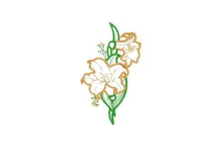 Orange Flowers Embellishment Outline: A Vibrant Addition