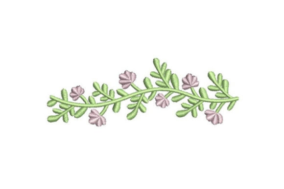 Pink Flower Wreath: A Springtime Embroidery Delight